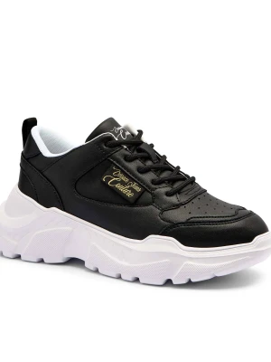 Versace Jeans Couture Sneakersy FONDO SPEEDTRACK DIS. SC2 | z dodatkiem skóry
