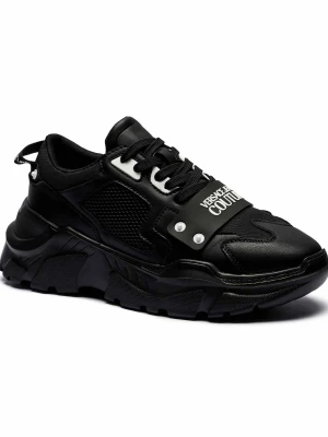 Versace Jeans Couture Sneakersy FONDO SPEEDTRACK | z dodatkiem skóry czarny