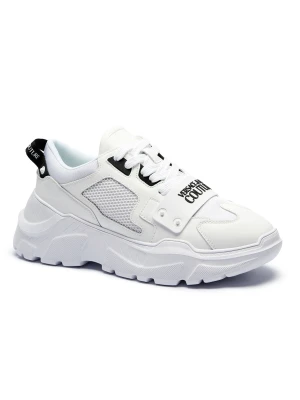 Versace Jeans Couture Sneakersy FONDO SPEEDTRACK | z dodatkiem skóry biały