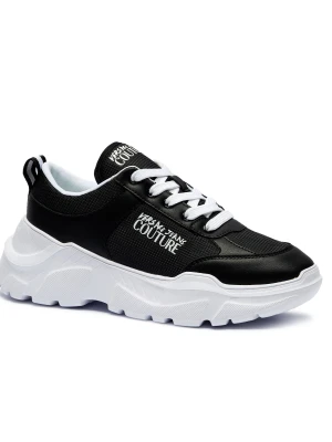 Versace Jeans Couture Sneakersy | z dodatkiem skóry czarny