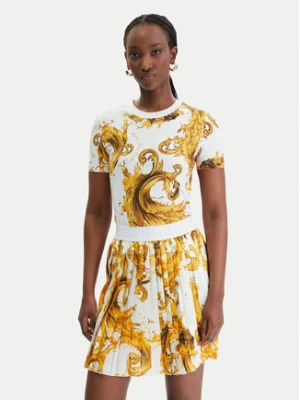 Versace Jeans Couture Spódnica mini 80HAE820 NS834 Biały Regular Fit