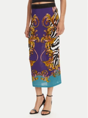 Versace Jeans Couture Spódnica ołówkowa 78HAE8P6 Fioletowy Slim Fit