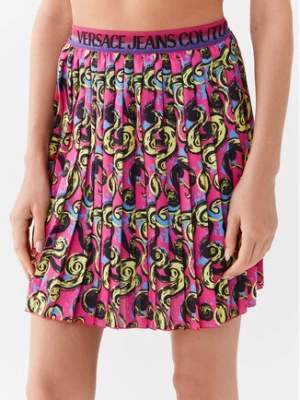 Versace Jeans Couture Spódnica plisowana 74HAE820 Różowy Regular Fit