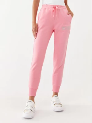 Versace Jeans Couture Spodnie dresowe 73HAAT01 Różowy Regular Fit