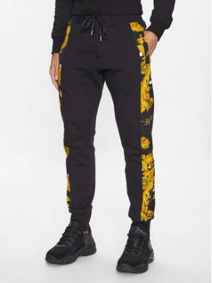 Versace Jeans Couture Spodnie dresowe 75GAA3C0 Czarny Regular Fit