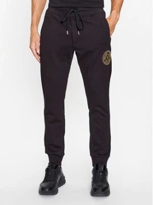Versace Jeans Couture Spodnie dresowe 75GAAT06 Czarny Regular Fit