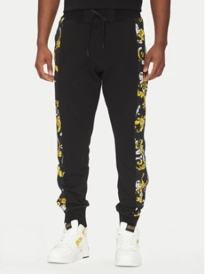 Versace Jeans Couture Spodnie dresowe 78GAA3C0 Czarny Regular Fit