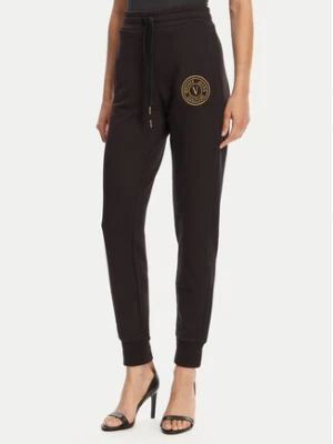 Versace Jeans Couture Spodnie dresowe 78HAAT00 Czarny Regular Fit