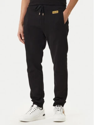 Versace Jeans Couture Spodnie dresowe 80GAAT04 CF01T Czarny Regular Fit