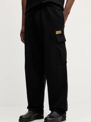 Versace Jeans Couture spodnie dresowe bawełniane męskie kolor czarny gładkie 79GAAT08 CF01T
