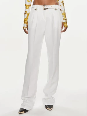 Versace Jeans Couture Spodnie materiałowe 76HAA111 Biały Slim Fit
