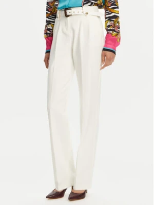 Versace Jeans Couture Spodnie materiałowe 78HAA111 Biały Straight Fit