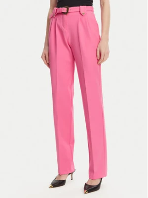 Versace Jeans Couture Spodnie materiałowe 78HAA111 Różowy Straight Fit