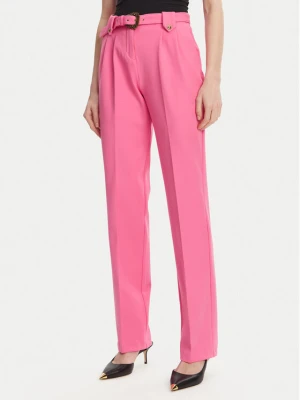 Versace Jeans Couture Spodnie materiałowe 78HAA111 Różowy Straight Fit