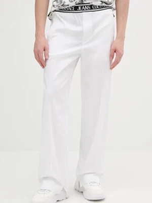 Versace Jeans Couture spodnie męskie kolor biały proste 78GAA113 N0311