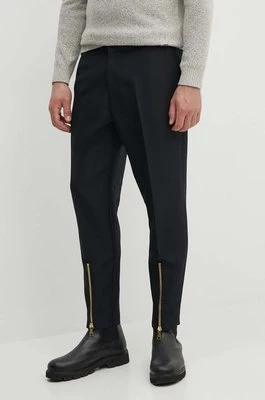 Versace Jeans Couture spodnie męskie kolor czarny proste 77GAA122 N0357