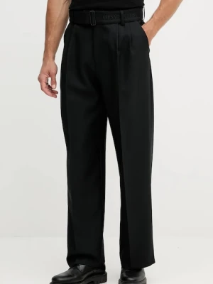 Versace Jeans Couture spodnie męskie kolor czarny proste 79GAA117 N0136