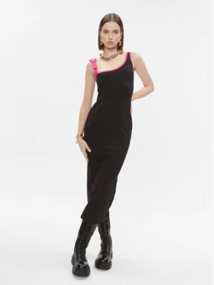 Versace Jeans Couture Sukienka codzienna 75HAO976 Czarny Slim Fit