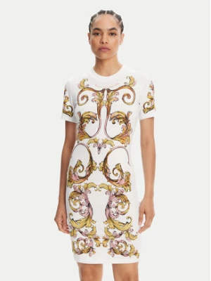 Versace Jeans Couture Sukienka codzienna 78HAO9P9 Biały Slim Fit