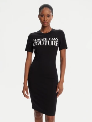 Versace Jeans Couture Sukienka codzienna 79HAOE05 CJ02E Czarny Slim Fit