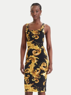 Versace Jeans Couture Sukienka codzienna 80HAO943 JS550 Czarny Slim Fit