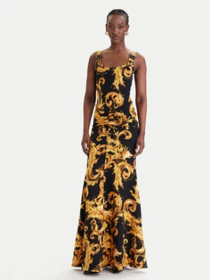 Versace Jeans Couture Sukienka codzienna 80HAO970 JS550 Czarny Slim Fit