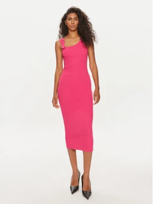 Versace Jeans Couture Sukienka letnia 76HAO947 Różowy Slim Fit