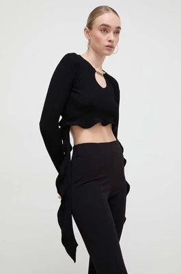 Versace Jeans Couture sweter damski kolor czarny 76HAFM01 CMN33