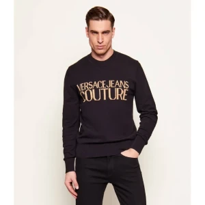 Versace Jeans Couture Sweter | Slim Fit | z dodatkiem kaszmiru