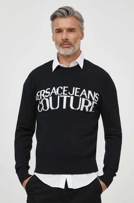 Versace Jeans Couture sweter z domieszką kaszmiru lekki 76GAFM01 CM06H