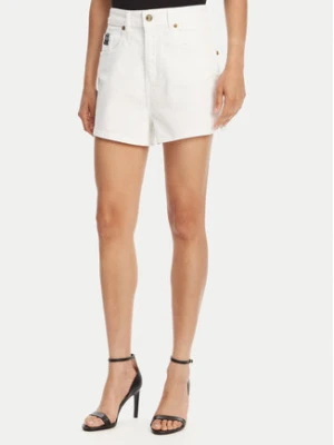 Versace Jeans Couture Szorty jeansowe 78HAD514 Biały Straight Fit