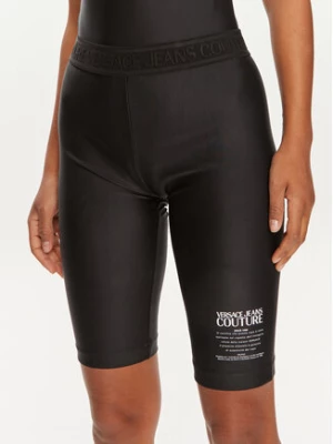 Versace Jeans Couture Szorty sportowe 76HAC1A6 Czarny Skinny Fit