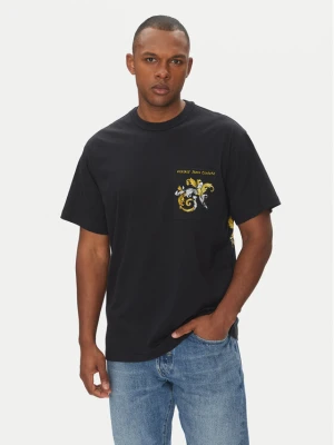 Versace Jeans Couture T-Shirt 78GAH6RB Czarny Regular Fit
