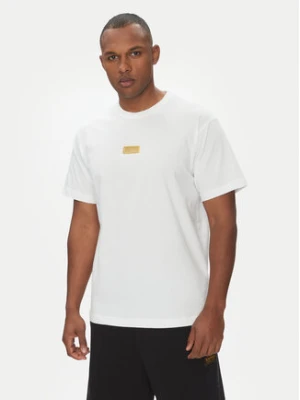 Versace Jeans Couture T-Shirt 78GAHT08 Biały Regular Fit