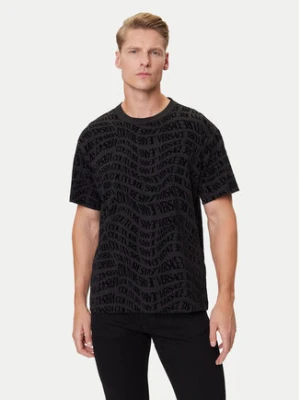 Versace Jeans Couture T-Shirt 79GAH6R0 JS511 Czarny Regular Fit