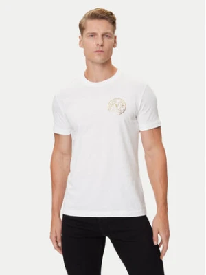 Versace Jeans Couture T-Shirt 79GAHT00 CJ00T Biały Regular Fit