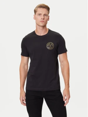 Versace Jeans Couture T-Shirt 79GAHT00 CJ00T Czarny Regular Fit