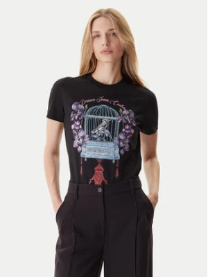 Versace Jeans Couture T-Shirt 79HAHP04 CJ01P Czarny Regular Fit