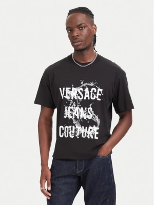 Versace Jeans Couture T-Shirt 80GAHC01 CJ01C Czarny Regular Fit