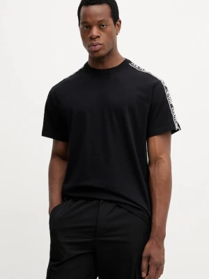 Versace Jeans Couture t-shirt bawełniany męski kolor czarny z nadrukiem 79GAHC02 CJ01C