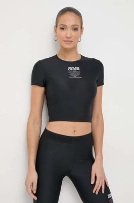 Versace Jeans Couture t-shirt damski kolor czarny 76HAH602 J0128