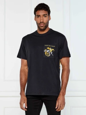 Versace Jeans Couture T-shirt | Regular Fit czarny