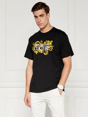 Versace Jeans Couture T-shirt | Regular Fit czarny