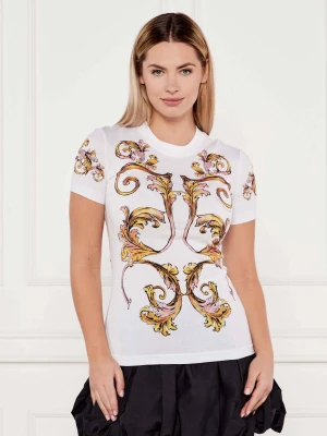 Versace Jeans Couture T-shirt | Slim Fit biały