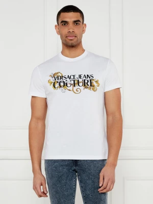 Versace Jeans Couture T-shirt | Slim Fit biały