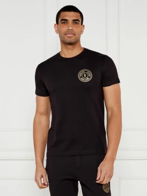Versace Jeans Couture T-shirt | Slim Fit czarny