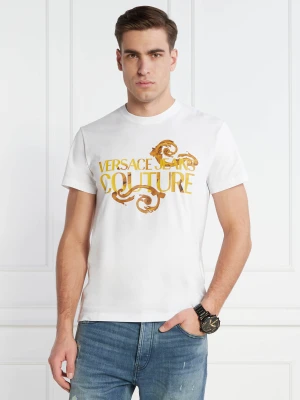 Versace Jeans Couture T-shirt | Slim Fit biały