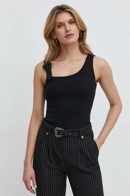 Versace Jeans Couture top damski kolor czarny 76HAM625 J0004