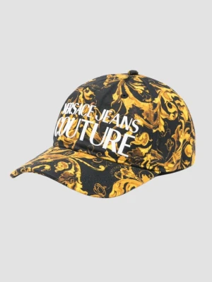 VERSACE JEANS COUTURE Złota bawełniana czapka z daszkiem The Middle