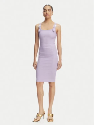 Versace Jeans Sukienka codzienna 80HAO943 J0198 Fioletowy Slim Fit